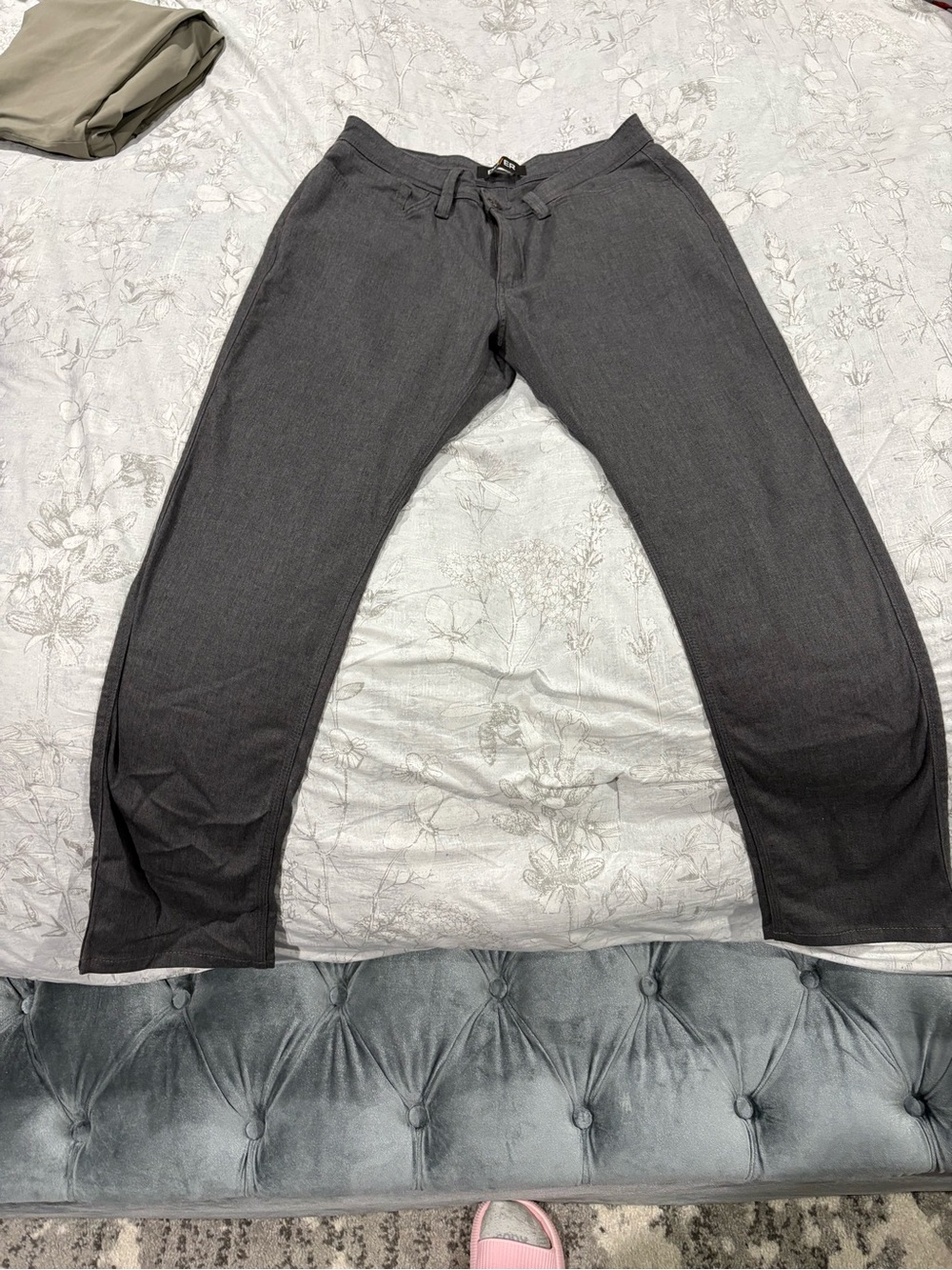 Men's Straight Fit Dark Gray Jeans